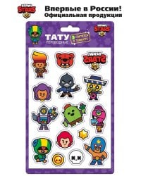 Brawl Stars Переводные тату. Спайк