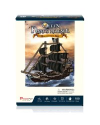 3D пазл Корабль Месть королевы Анны, 100 деталей