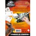 Вселенная Jurassic World /Мир Юрского периода Динозавры Jurassic World. Набор наклеек (формат А5, в пакете)