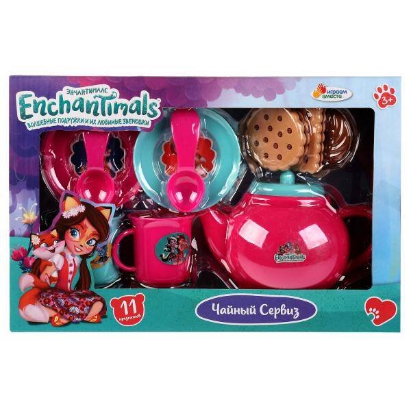 Набор посуды ЭНЧАНТИМАЛС пластик, кор.31,9*20,5*7см ИГРАЕМ ВМЕСТЕ в кор.2*24шт