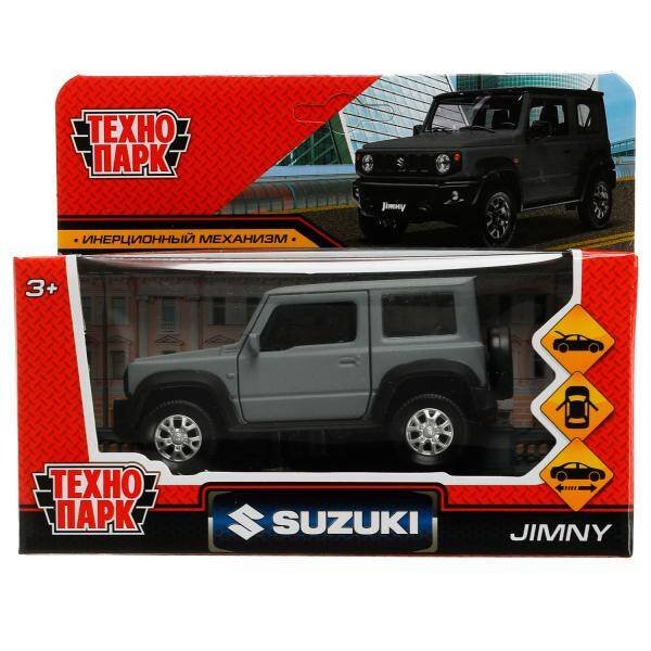 Машина металл SUZUKI JIMNY 11,5 см, двер, баг, инер, сер, кор. Технопарк в кор.2*36шт