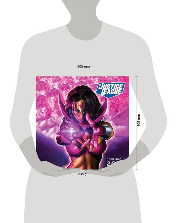Самые красивые девушки DC. Календарь настенный на 2024 год (300х300 мм)
