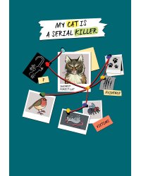Блокнот My Cat Is a Serial Killer (А5, 144 стр., серый кот)
