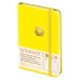 Блокнот Color (желтый). Резинка, тиснение зол. фольгой, искусственная кожа, 80 л, А5