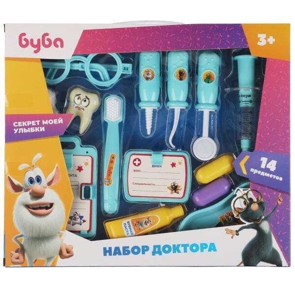 Набор доктора БУБА кор.34*29*4,5см ИГРАЕМ ВМЕСТЕ в кор.2*30шт