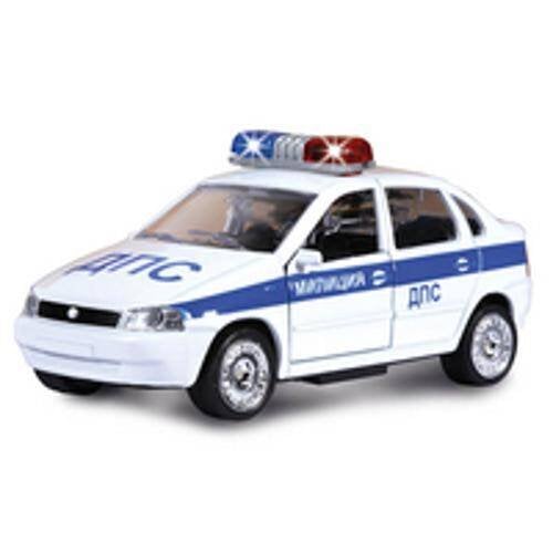 "ТЕХНОПАРК" (игрушки для мальчиков) (Умка) МАШИНА "ТЕХНОПАРК" МЕТАЛЛ. ИНЕРЦ. 1:32 ЛАДА-КАЛИНА ДПС, СВЕТ+ЗВУК, ОТКРЫВ. ДВЕРИ В КОР. в кор.2*24шт