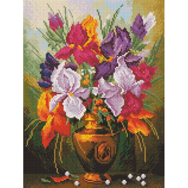 Мозаичные картины (Белоснежка) 714-BK-S Ирисы