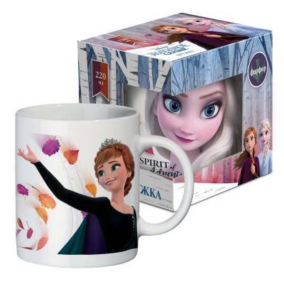 Кружка в подарочной упаковке 220 мл "Frozen II" (Холодное сердце 2) Дизайн 4, фарфор