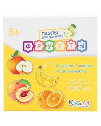 Картонный пазл 7/28 "Фрукты" (28 дет.)