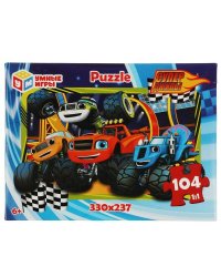 Пазлы. Суперджипы. 104 детали. 190х141х35мм. Умные игры в кор.24шт
