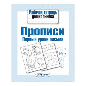 РАБОЧАЯ ТЕТРАДЬ ДОШКОЛЬНИКА. Разр. в соотв. с ФГОС (Стрекоза) Рабочая тетрадь дошкольника. Прописи. Первые уроки письма