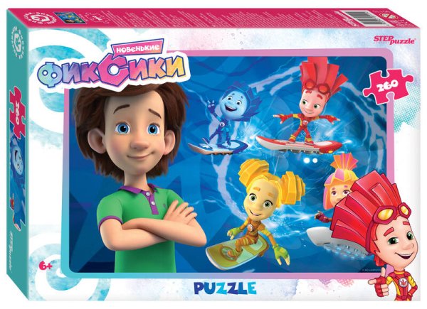 Мозаика "puzzle" 260 "Фиксики" (Аэроплан)