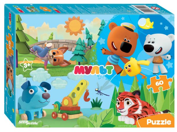 60 (STEPpazzle) Мозаика "puzzle" 60 "Ми-ми-мишки и др. Мульт" (0+ Медиа)