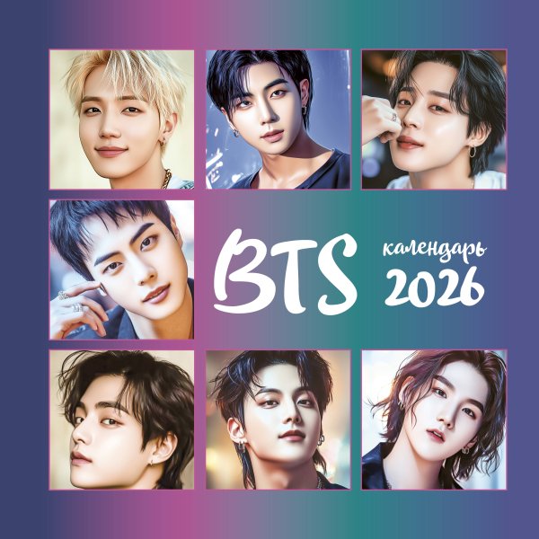 BTS. Календарь настенный на 2026 год (300х300 мм)