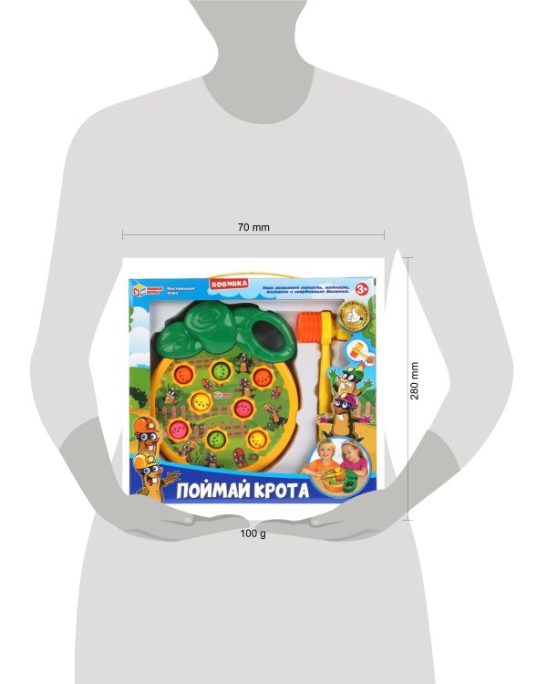 Настольная игра поймай крота, кор.28*26*7см Умные игры в кор.2*30шт
