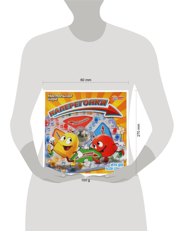 Настольная игра наперегонки, кор.27*27*6см Умные игры в кор.2*36шт