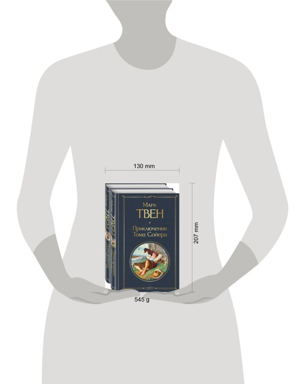 Набор "Приключения Тома Сойера и Гекльберри Финна" (из 2-х книг)