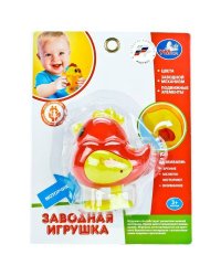 ЗАВОДНАЯ ИГРУШКА "УМКА" ПЕТУХ НА БЛИСТЕРЕ (РУСС. УП.) в кор.2*60шт