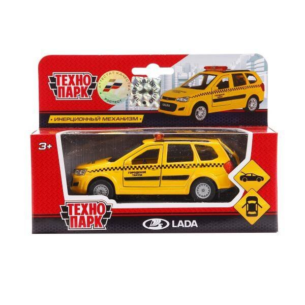 МАШИНЫ МЕТАЛЛ -БЕЗ СВЕТА И ЗВУКА- ТЕХНОПАРК (Умка) МАШИНА "ТЕХНОПАРК" МЕТАЛЛ. ИНЕРЦ. LADA KALINA CROSS ТАКСИ 12СМ, ОТКРЫВ. ДВЕРИ В КОР. в кор.2*24шт