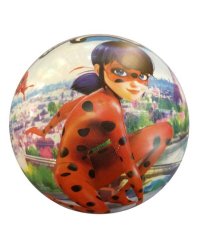 МЯЧ "ИГРАЕМ ВМЕСТЕ" ЛЕДИ БАГ, ПВХ 23СМ, ПОЛНОЦВЕТ В СЕТКЕ (РУСС. УП.) в кор.144шт