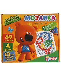 Ми-Ми-Мишки. Мозаика пластиковая. 80 фишек. 4 цвета. Поле 195х155мм. В кор. Умные игры в кор.18шт