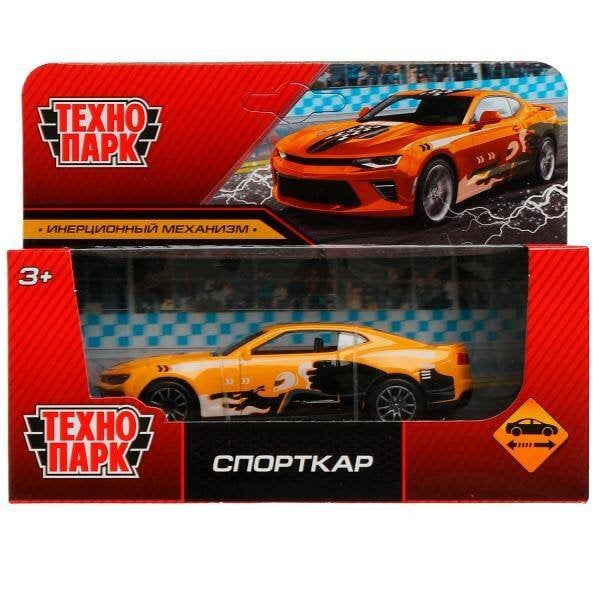 ЛЕГКОВОЙ ТРАНСПОРТ (Умка) Машина металл СПОРТКАР, 11 см, инерция, кор. Технопарк в кор.2*120шт