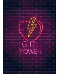 Girl Power. Тетрадь общая (А5, 48 л., накидки, клетка-стандарт)