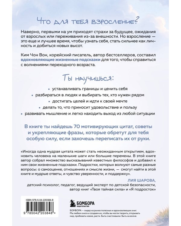 Дополнительное изображение книги «Что бы я хотел знать прежде, чем стану старше. Честные мысли о самооценке, друзьях и поиске себя для тех, кто только начинает взрослеть»