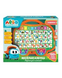 Обучающий планшет Грузовичок Лева азбука.150 песен,стихов,звуков.кор.бат. Умка в кор.48шт