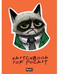 MyArt. Sketchbook for Pocket. Грустный котик