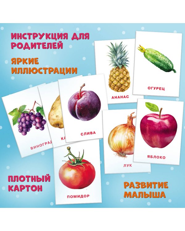 Карточки для нейротренировки по методике Гленна Домана: с 6 месяцев