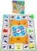Игра настольная "Спорт игра"(21х20,5х4,6)(разм. игр.поля 37х27, 4 крышки,1 кубик) ( Арт. Y25458047)