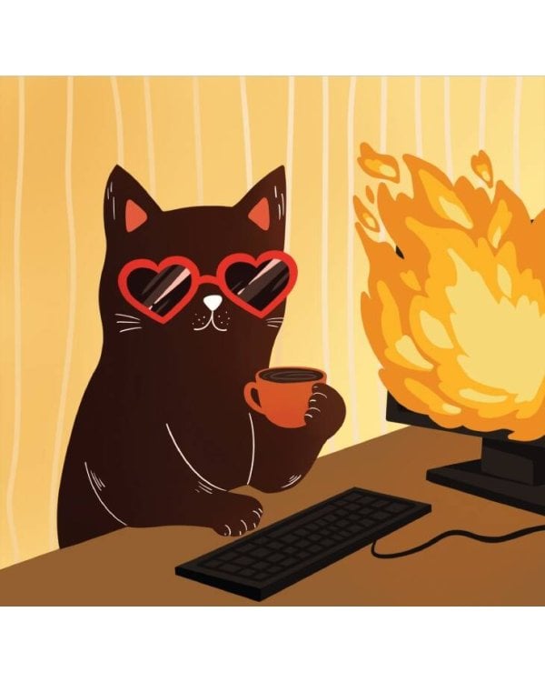 Дополнительное изображение книги «Котики и кофе. Календарь настенный на 2027 год»