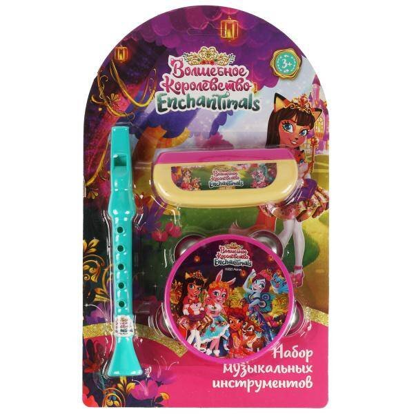 Набор музыкальных инструментов ЭНЧАНТИМАЛС блист.19,2*31,5*5см ИГРАЕМ ВМЕСТЕ в кор.120шт