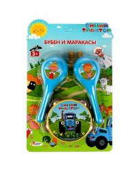 Набор музыкальных инструментов Синий ТРАКТОР блист.20,1*31,2*5см ИГРАЕМ ВМЕСТЕ в кор.48шт