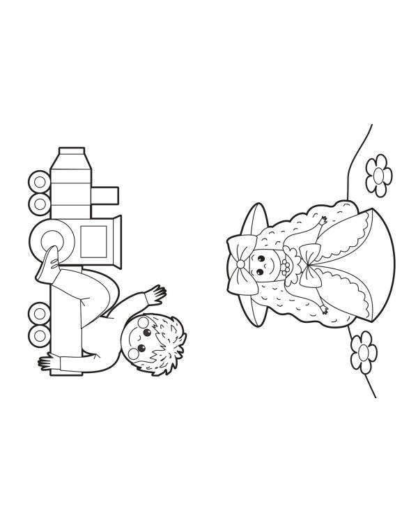 Дополнительное изображение книги «Игрушки. Большая раскраска»