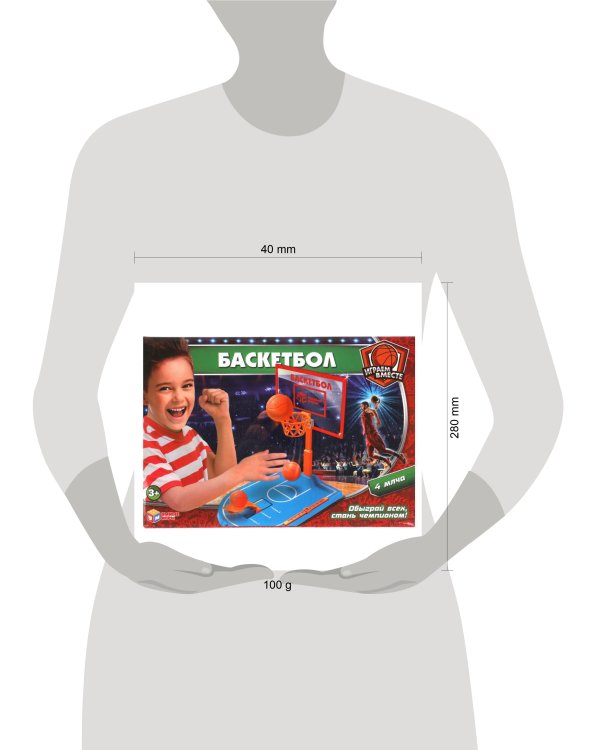 Настольная игра баскетбол кор.27,5*19*4см Умные игры в кор.2*36шт