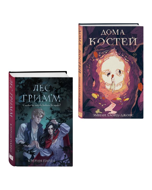 Дополнительное изображение книги «Хэллоуинский комплект. Страшные сказки: Лес Гримм, Кэтрин Парди + Дома костей, Эмили Ллойд-Джонс + закладка-трекер + стикерпарк»