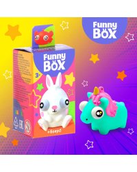 Игровой набор Funny Box «Зверюшки»: карточка, фигурка, лист наклеек