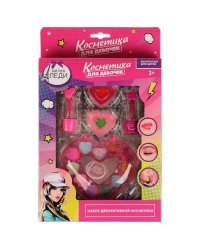 Косметика ДЛЯ ДЕВОЧЕК тени для век, блеск для губ, помада МИЛАЯ ЛЕДИ в кор.2*84шт