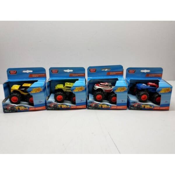 Машина металл "ДЖИП ROAD RACING" инерц., большие колеса 9см, в ассорт. в кор. Технопарк в кор.2*72шт