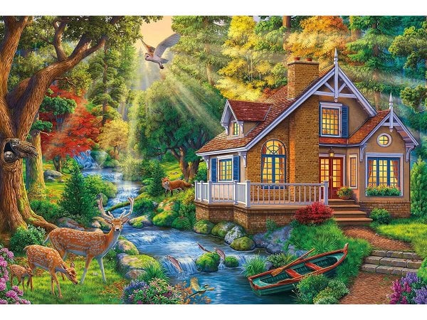 Алмаз. моз. (бл.) 40х50см,с подр.,с част.зап.(24цв.)Секретное место невероятной красоты(Арт.ASD5030)