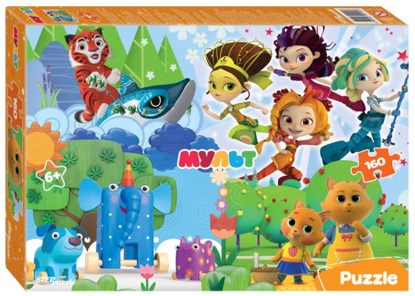 160 (STEPpazzle) Мозаика "puzzle" 160 "Сказочный патруль и др. Мульт" (0+ Медиа)