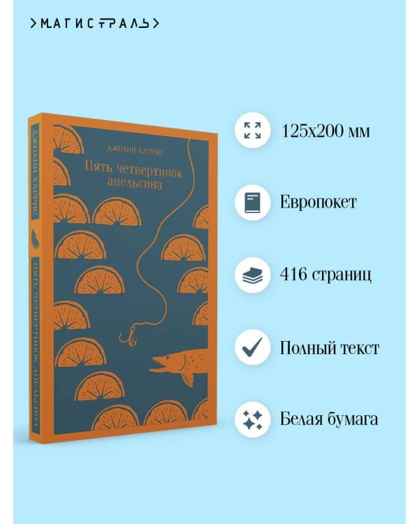 Пять четвертинок апельсина