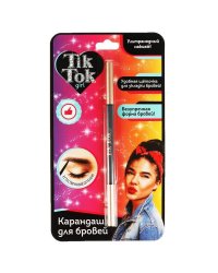Карандаш для бровей автоматический, серый TIK TOK GIRL в кор.48*12шт