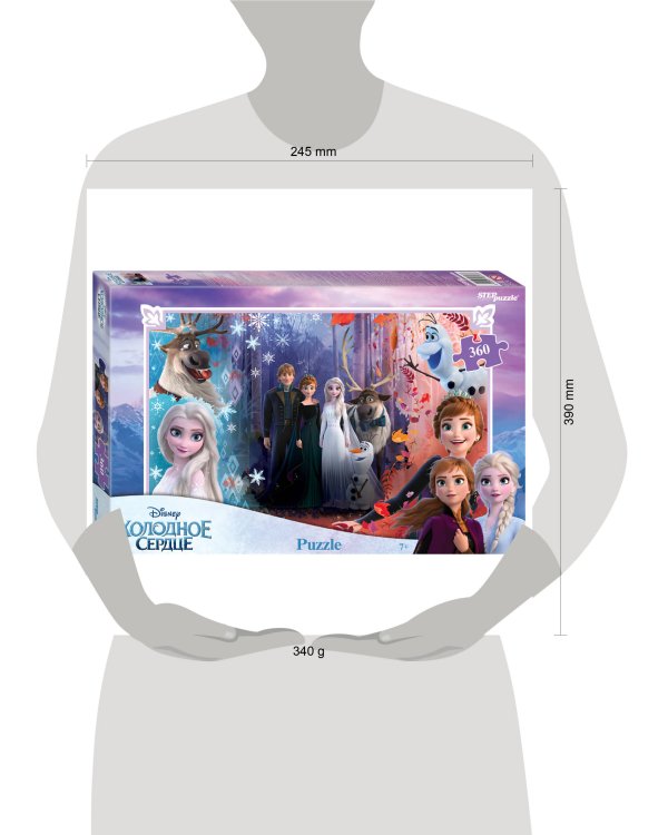 Мозаика "puzzle" 360 "Холодное сердце (new)" (Disney)