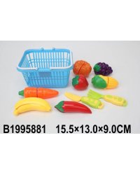 Набор для резки "Натуральные продукты-1"(9 предметов,в корзинке) ( Арт. 1995881)