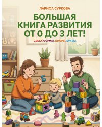 Большая книга развития от 0 до 3 лет! Цвета, формы, цифры, буквы