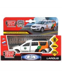 Машина металл LADA largus каршеринг 12см, откр.двери, багажник, инерц. в кор. Технопарк в кор.2*24шт