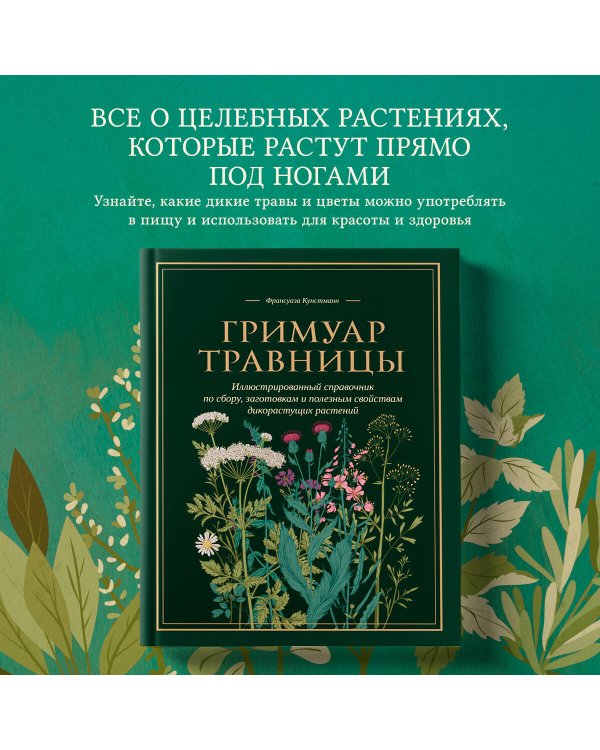 Гримуар травницы. Иллюстрированный справочник по сбору, заготовкам и полезным свойствам дикорастущих растений
